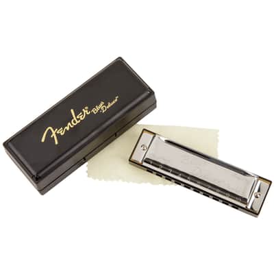 Fender Blues Deluxe Diatonic Harmonica Mouth Organ Key G image 2