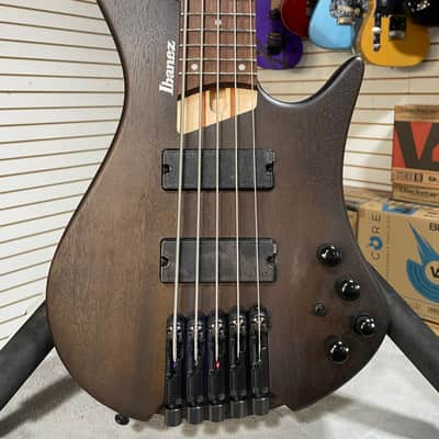 Ibanez Bass Workshop EHB605 Electric Bass Guitar - Walnut Flat & PLEK*D #857 image 2