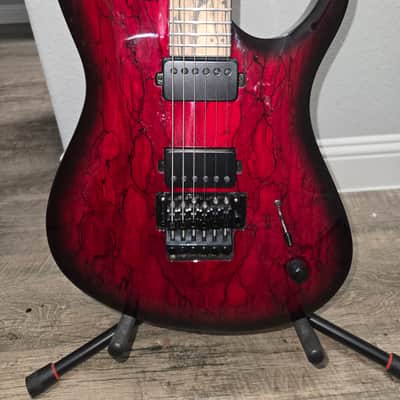 Balaguer Select Custom Seraph 6 string w/Floyd Rose 2025 - Vlad black burst image 1