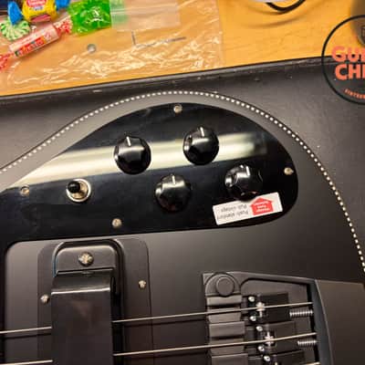 2026 Rickenbacker 4003 Noir 1 of 20 Satin Black Checkerboard Binding OHSC image 16