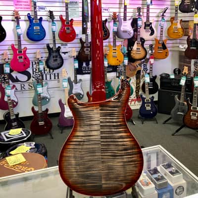 Paul Reed Smith PRS Hollowbody II Piezo 10 Top Charcoal Cherry Burst image 16