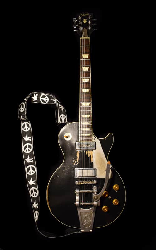 Dax&Co. Heavy Aged Neil Young "Old Black" style Gibson Les Paul Guitar Relic W/ Case! image 1