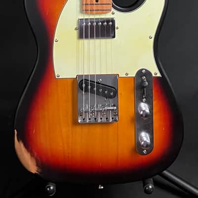 JET Guitars JT-350-RLC Relic Tele-Style Electric Guitar 3-Tone Sunburst image 1
