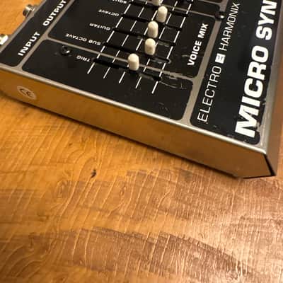 Electro-Harmonix Micro Synthesizer Reissue 1990s - Black. Wooden Box image 4
