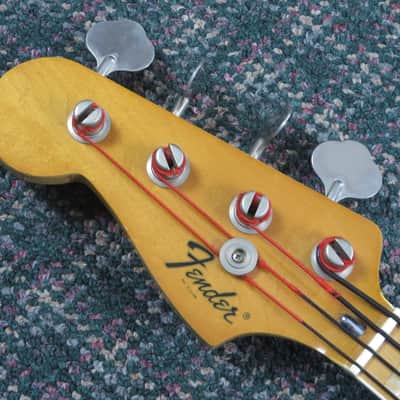 1975 Fender Jazz Bass Black Left Handed! Lefty, LH! image 7