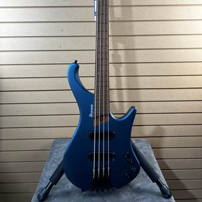 Ibanez EHB Ergonomic Headless Bass Guitar - Arctic Ocean Matte w/Gig Bag & PLEK*D #268 image 4