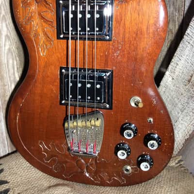 Vintage 1974 Guild JS-2 Bass W/OHSC image 5