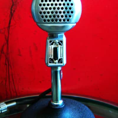 Vintage RARE 1940's Turner S211 dynamic microphone w cable Hi Z harp mic 77A 101C 211 22D 33D image 4