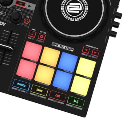 Reloop Ready | Compact 2-Deck DJ Controller for Serato | 16 RGB Pads & Scratch Bank Support image 11