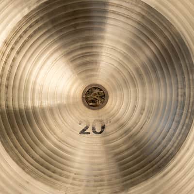 1979 Black label Paiste 20" Formula 602 Medium Ride Cymbal image 4