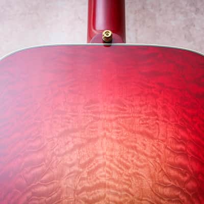 GIBSON USA Custom Shop Custom Hummingbird Quilt #1 of 28 "Heritage Cherry burst" (2008) image 15