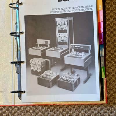 Studer B67 MKII Multichannel Tape Recorder Service Manual image 3