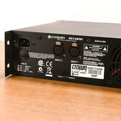Crown XLS 802 2-Channel Power Amplifier CG010UL image 9