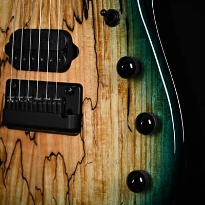 Ernie Ball Music Man JP15 Emerald Glow w/ Roasted Figured Maple Neck *Miami Guitar Exclusive* 2024 (H06726) image 9