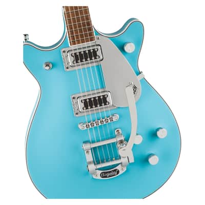 Gretsch G5232T Electromatic Double Jet FT Electric Guitar w/Bigsby, Laurel Fingerboard, Kailani Blue image 3