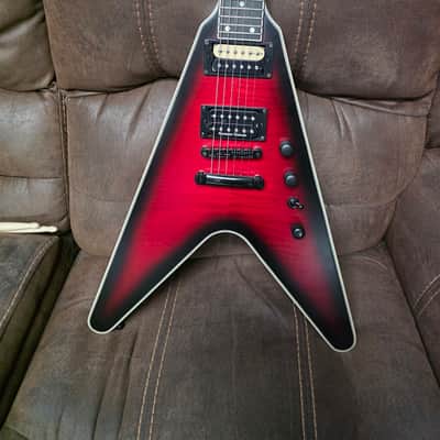 Epiphone Dave Mustaine Signature Flying V Prophecy 2023 professional repaired headstock/gibson and duncans installed image 2