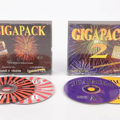 Gigapack Sound Vision Vol. 1&2 CD-ROM for Roland Samplers #34388 image 2