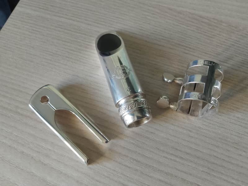 Immagine Soprano saxophone mouthpiece Selmer Scroll Shank E 60's. - 1