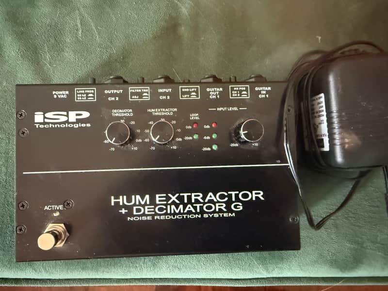 ISP Technologies Hum Extractor + Decimator G Noise Reduction System 2010s - Black image 1