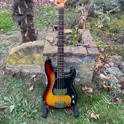 1977 Fender Precision Bass - Sunburst with Rosewood Fretboard - OHSC image 20