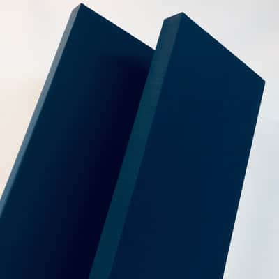 Acoustic Wall Panel | Navy Blue | Professional Sound Absorbing Panel | Recording Studio, Home Studio, Mixing Room, Mastering Suite, Podcast Studio, Home Theater, Broadcast Studio, Streaming Room, Office & Vocal Booth | Made in USA image 2
