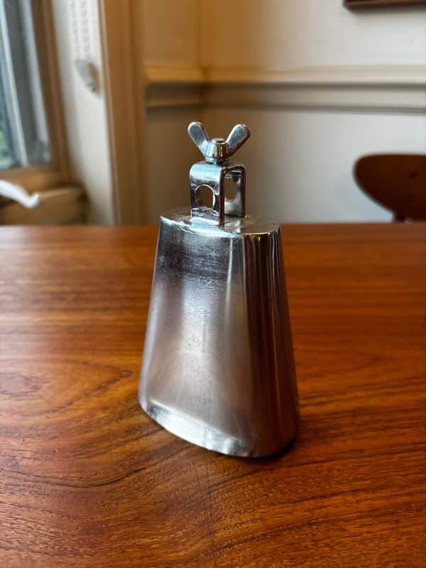 Vintage Japanese 4" Steel Cowbell MIJ Unmarked - See Video!