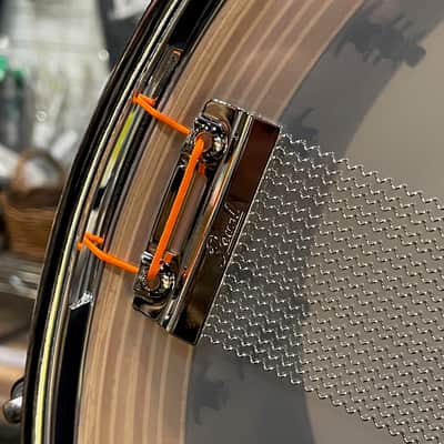 Pearl MWAC1465S20/C4 MasterWorks Snare Drum 16ply Heavy Shell Natural Bubinga Burst 14"×6.5" image 9