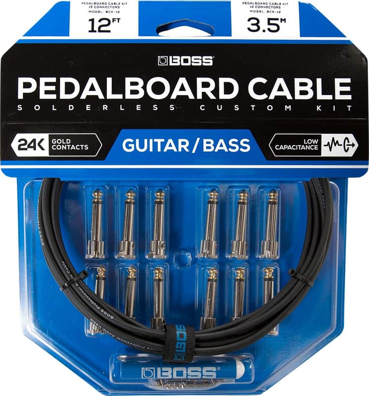 Boss BCK-12 Solderless Pedalboard Cable Kit image 1