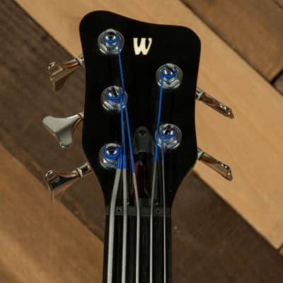 Warwick 2013 Rockbass Alien Standard Fretless 5 String Bass Guitar - Used image 7
