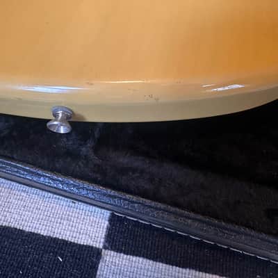 Fender Limited Edition 60th Anniversary Classic Jazzmaster Vintage Blonde with Upgraded Bridge and Fender Hard Case image 8