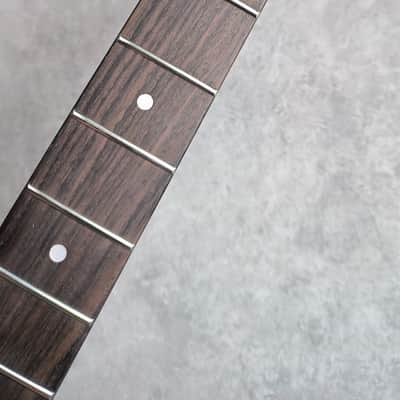 6-String Roasted Maple Headless Guitar Neck with Rosewood fretboard, 24-Frets image 1