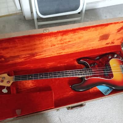 VINTAGE 1963 PRE-CBS FENDER BASS BRIDGE - JAZZ, PRECISION w/  SCREWS (read description).   image 9