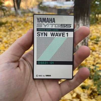 Yamaha SY/TG55 Expansion Cards – SYN WAVE 1 (W5531 Waveform + D5531-01 Voice Data)