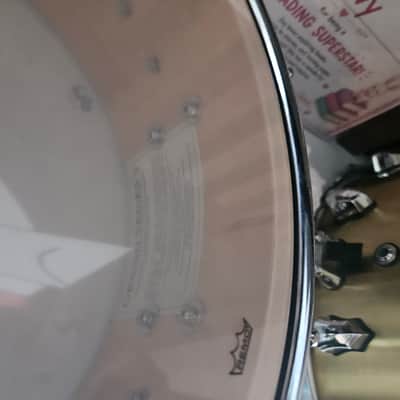 DW Frequently Flyer Snare 5' by 14' 2020s - Tabacco Burst image 5
