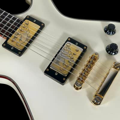 2015 Knaggs SSC II Steve Stevens Signature Singlecut ~ Creme with Tortoise Shell Binding image 6