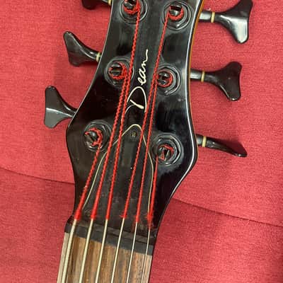 Dean Edge 6 String Bass - Translucent Black image 6