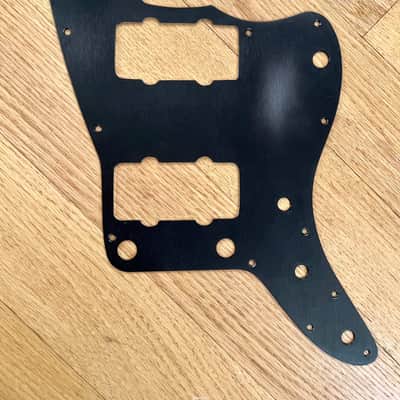 Tone-Guard Jazzmaster Pickguard (No Rhythm Circuit) - Black Anodized Aluminum image 1
