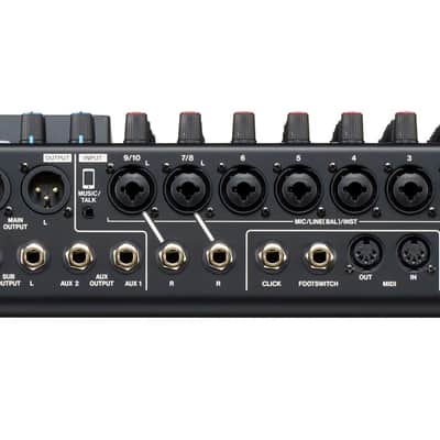 TASCAM Model 12 Multitrack Recorder / Mixer / USB Interface 2020 - Present - Black with Wood Cheeks image 2