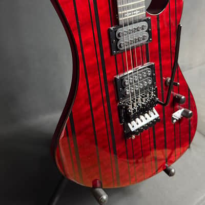 Schecter Synyster Standard Plus Electric Guitar Transparent Deep Red Finish imagen 5