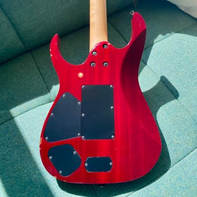 Ibanez Prestige RG2020X - Trans Red 2001 - Transparent Red image 13