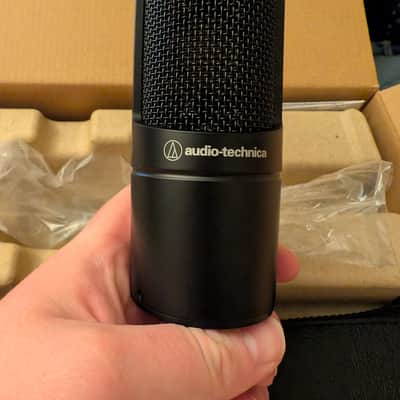 Audio-Technica AT2035 Large Diaphragm Cardioid Condenser Microphone 2010s - Black image 3