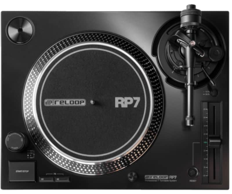 Reloop RP-7 | 7in Direct Drive DJ Turntable | High-Torque Motor & 3-Speed Support image 1