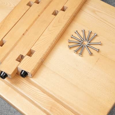 Light Oak Audio Rack – Solid Wood 3-Tier Hi-Fi Rack – 5 Year Warranty image 9
