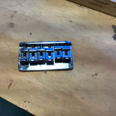 Fender Stratocaster telecaster hardtail bridge 1980 - Chrome image 4