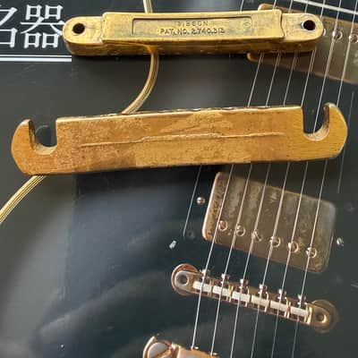 Original Gibson ABR-1 Bridge Patent Number & Tailpiece – Correct for 1968 Les Paul Custom / Early 1969 – 50s Tooling image 9