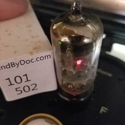 Amperex 6DJ8 AT1000 Weak Vacuum Tube Heerlen D Getter GA0 GA2 Bugle Boy T2 ECC88 dual triode 1959 image 4