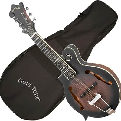 Gold Tone F-6/L Solid Spruce Top Maple Neck F-Style 6-String Mandolin-Guitar w/Piezo Pickup & Case For Left Handed Players image 1