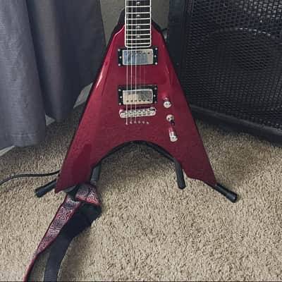 Kramer Nite-V Charlie Parra Signature 2010s - Candy Apple Red image 1