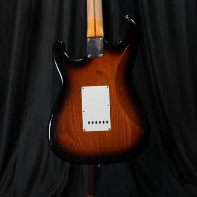 2017 Fender Custom Shop 1956 Stratocaster Journeyman Relic – Roasted Canadian Black Ash image 10