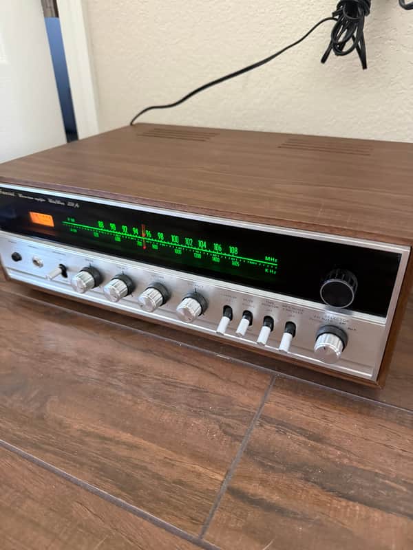 Sansui 350A stereo receiver 1970’s - Walnut/aluminum image 1